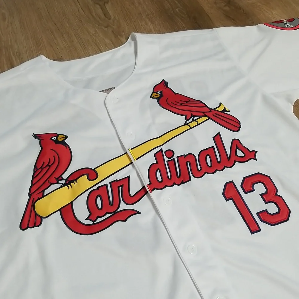 Matt Carpenter Cardinals World Series Mens XL Stitched New - Picture 2 of 12